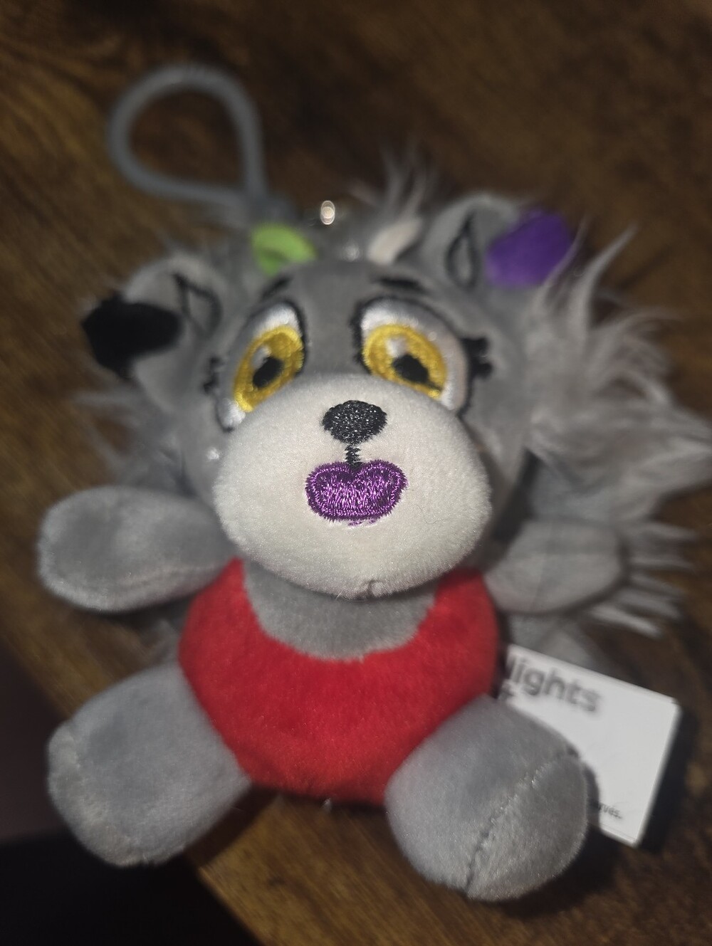 Roxy Roxanne Wolf Plush Backpack Hanger Five Nights at Freddy's Security Breach